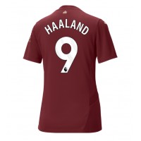 Camiseta Manchester City Erling Haaland #9 Tercera Equipación para mujer 2024-25 manga corta